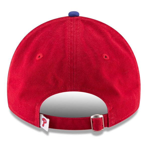 Philadelphia Phillies New Era Red 2025 MLB Postseason Side Patch 9TWENTY Adjustable Hat