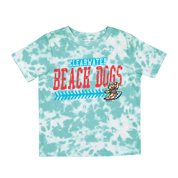 Beach Dogs Tie Dye Toddler Tee