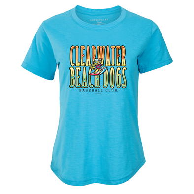 Clearwater Beach Dogs Boxercraft Women's Tee