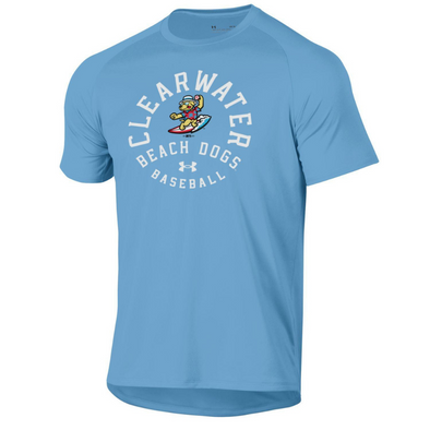 Clearwater Beach Dogs Under Armour Blue Tee