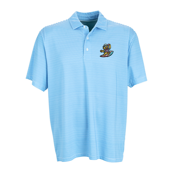 Clearwater Beach Dogs Vantage Striped Polo