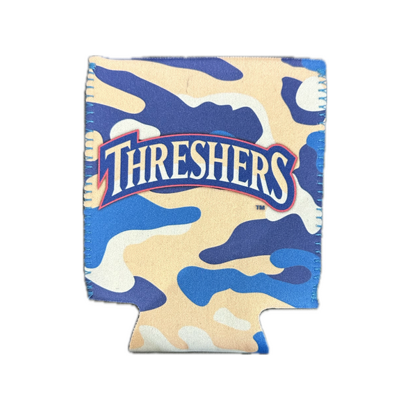 Clearwater Threshers Camo Can Koozie