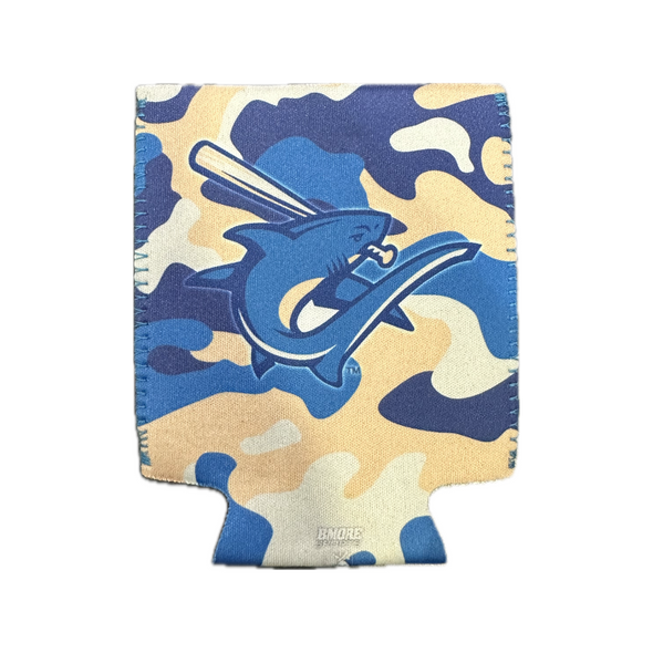 Clearwater Threshers Camo Can Koozie