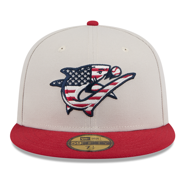 Clearwater Threshers New Era 2024 Stars & Stripes 59FIFTY Cap