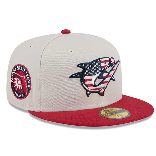 Clearwater Threshers New Era 2024 Stars & Stripes 59FIFTY Cap