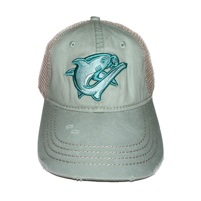 Clearwater Threshers Outdoor Cap Rugged Tea Stain Cap