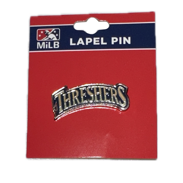 Clearwater Threshers PSG Script Logo Pin