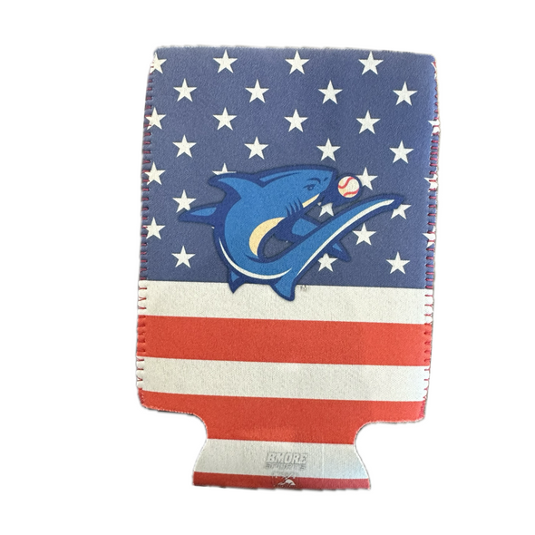 Clearwater Threshers Patriotic Can Koozie