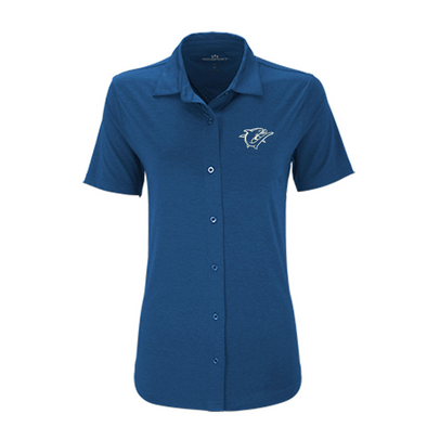 Clearwater Threshers Women's Button Down Polo