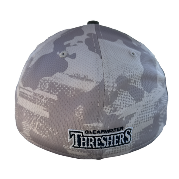 Clearwater Threshers New Era 2025 Armed Forces Day Cap Back