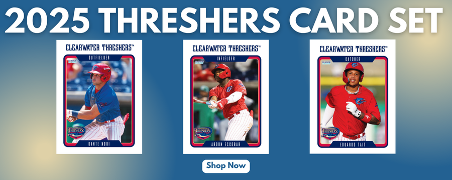 2025 Clearwater Threshers Baseball Card Set