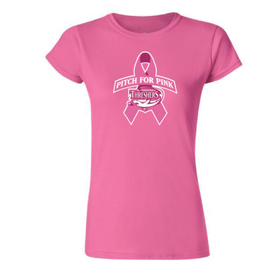 Clearwater Threshers Pitch For Pink Tee