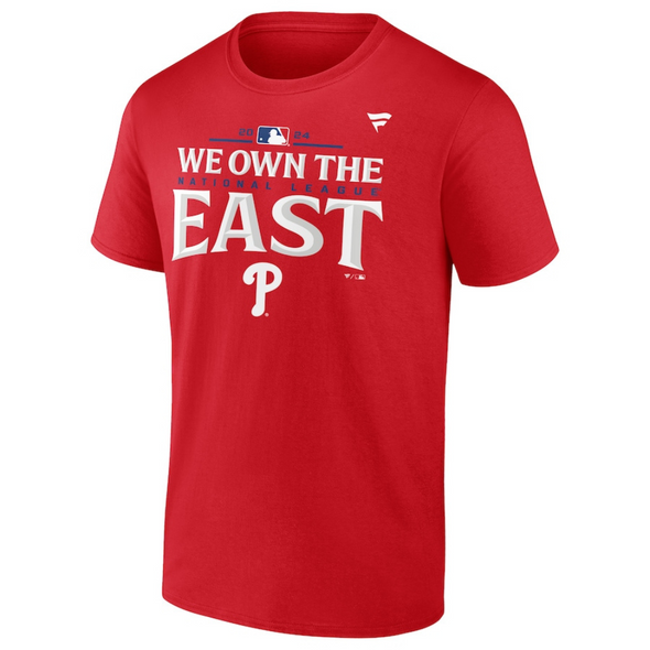 Philadelphia Phillies Fanatics 2024 NL East Locker Room Tee