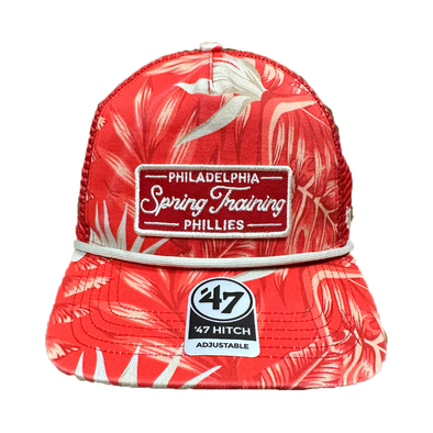 Philadelphia Phillies Spring Training '47 Brand Red Tropical Golfer Cap