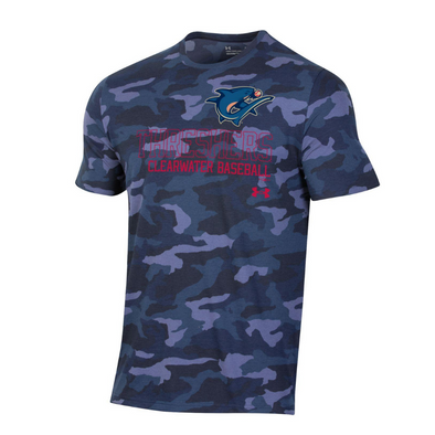 Clearwater Threshers Under Armour Performance Cotton Camo Tee