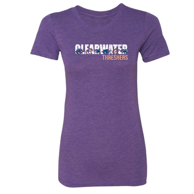 Clearwater Threshers OT Sports Multi Logo Women's Tee