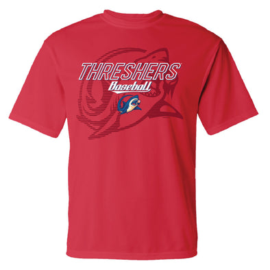 Clearwater Threshers Red Dri Fit Tee