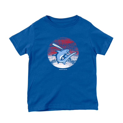 Clearwater Threshers MV Sport Toddler Baseball Shark BP Logo Tee
