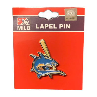 Clearwater Threshers Batting Practice Logo Lapel Pin
