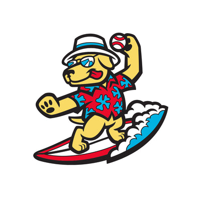 Clearwater Beach Dogs Logo Pin