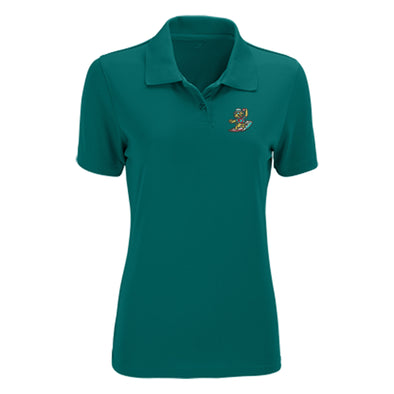 Clearwater Beach Dogs Teal Vantage Women's Polo