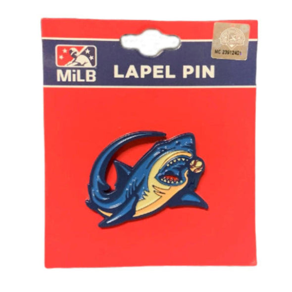 Clearwater Threshers Alternate Shark Logo Pin